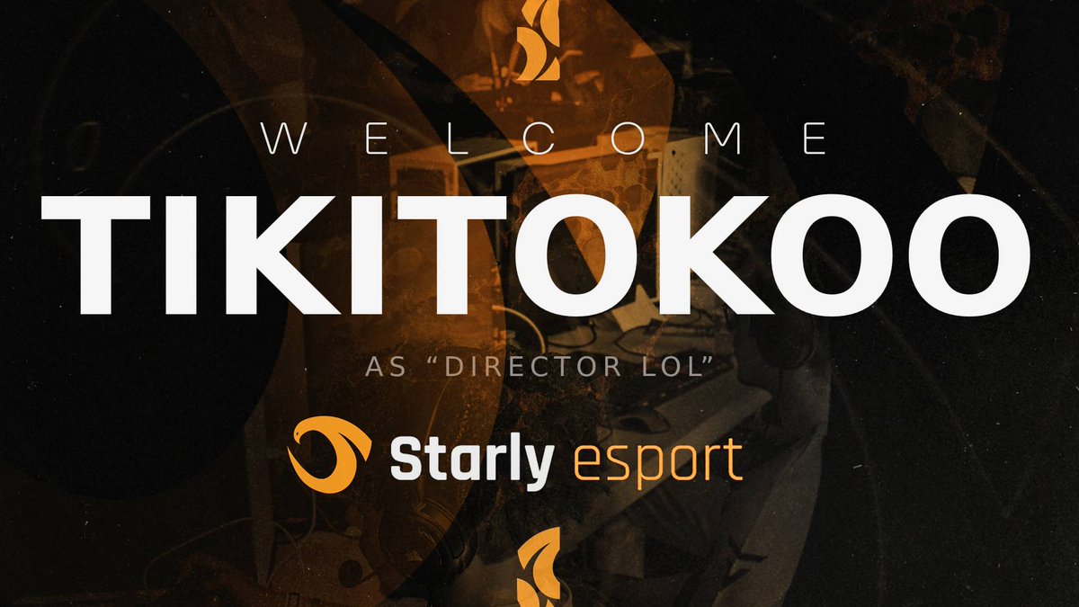 🟠⚫️OFFICIEL : tikitokoo rejoint Starly en tant que Directeur LOL  
Starly Esport franchit une nouvelle étape dans son développement avec la création d’une toute nouvelle division dédiée à League of Legends. 

+ starlyesport.com/tikitokoo-rejo…