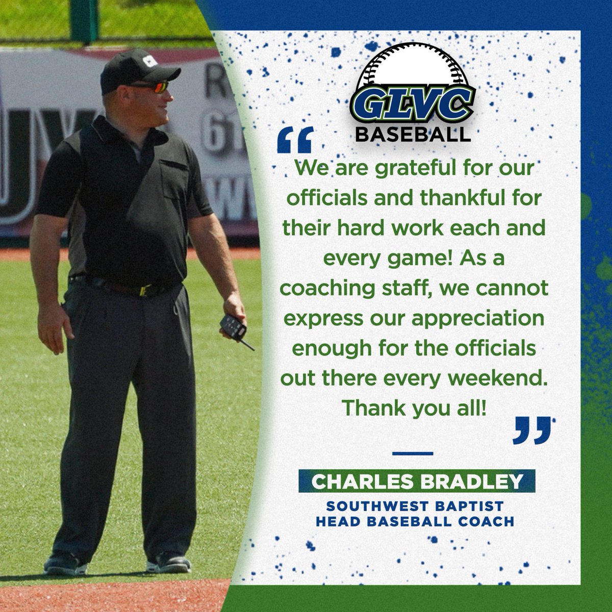GLVCsports's tweet photo. ⚾️🥎 Our #GLVCbase and #GLVCsb umpires are some of the best in the business! A few coaches from around the league touch on the important role that umpires play ⤵️

#RefAppreciation | #ThankARef https://t.co/jWByRM2N5t