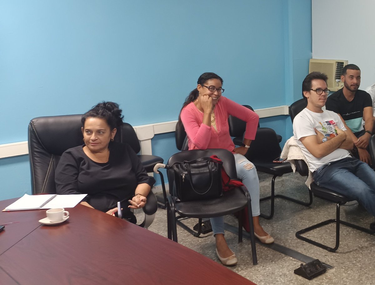 Alicia Alonso Becerra (@aab_cuba) on Twitter photo El Sistema de Planificación de Actividades, SIPAC 4.0 continúa perfeccionándose. En la <a href="/universidad_uci/">Universidad de las Ciencias Informáticas</a>, equipo de desarrollo del proyecto analiza y evalúa nuevas funcionalidades. #TransformaciónDigital.
<a href="/CubaMES/">MES</a> <a href="/WalterBG_MES/">Walter Baluja García</a> <a href="/MINCOMCuba/">Ministerio de Comunicaciones Cuba</a> <a href="/MayraArevich/">Mayra Arevich Marín 🇨🇺</a> <a href="/raydelmp/">Raydel Montesino Perurena</a> <a href="/dbuedo2018/">Denys Buedo Hidalgo</a> El Sistema de Planificación de Actividades, SIPAC 4.0 continúa perfeccionándose. En la <a href="/universidad_uci/">Universidad de las Ciencias Informáticas</a>, equipo de desarrollo del proyecto analiza y evalúa nuevas funcionalidades. #TransformaciónDigital.
<a href="/CubaMES/">MES</a> <a href="/WalterBG_MES/">Walter Baluja García</a> <a href="/MINCOMCuba/">Ministerio de Comunicaciones Cuba</a> <a href="/MayraArevich/">Mayra Arevich Marín 🇨🇺</a> <a href="/raydelmp/">Raydel Montesino Perurena</a> <a href="/dbuedo2018/">Denys Buedo Hidalgo</a>