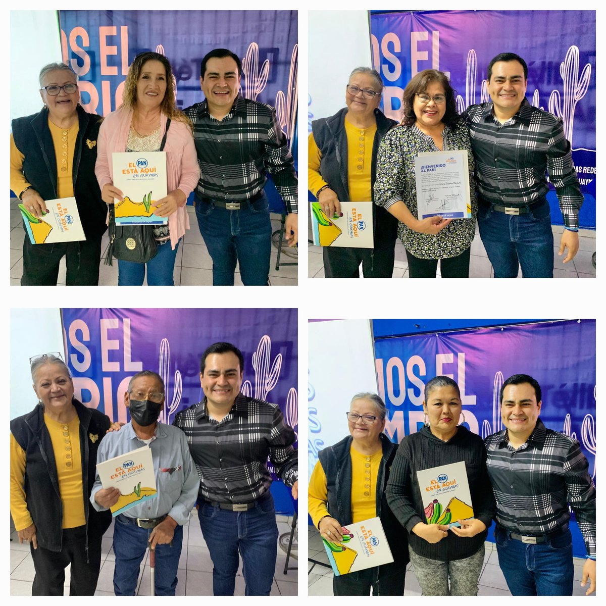 Con gusto y entusiasmo en #ReuniónInformativa entregamos constancia de bienvenida a los nuevos integrantes de la #FamiliaPanista. 
Como #RegidorPAN, presenté a la Militancia el informe de trabajo del mes de marzo.
En este equipo faltas tú ¡Sumate!  
#ElPANEstáAquí  #SomosElCambio