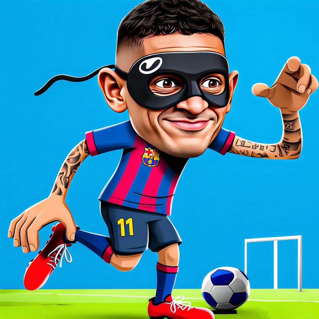 Kush_alP's tweet photo. Raphinha just robbed a teenager on live TV. Someone call VAR for emotional damage. Feel sorry for Pau Cubarsi! Lol

#UCL #BarçaBvb #Barcelona https://t.co/8Gjax0044j