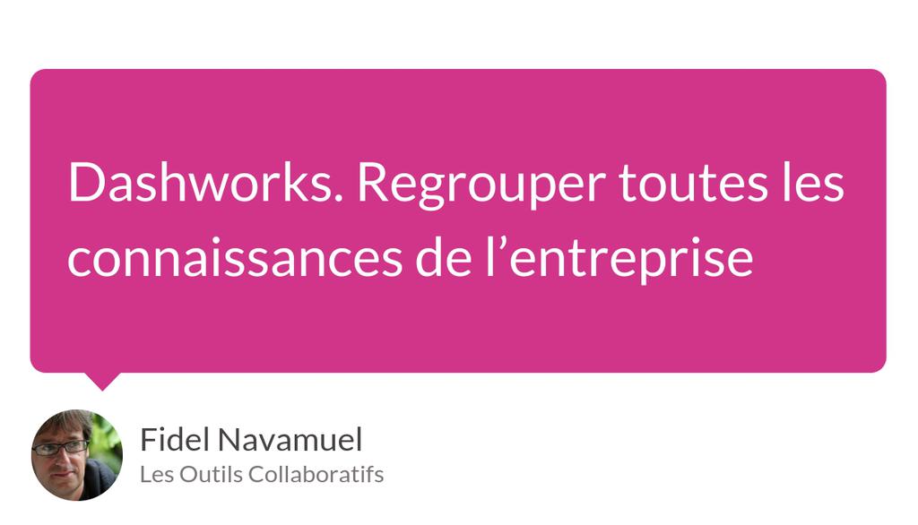 Avec Dashworks, vos collaborateurs peuvent trouver rapidement les informations dont ils ont besoin, sans avoir à passer des heures à chercher.

Lire la suite 👉 lttr.ai/AdcwF

#IA #Recherche