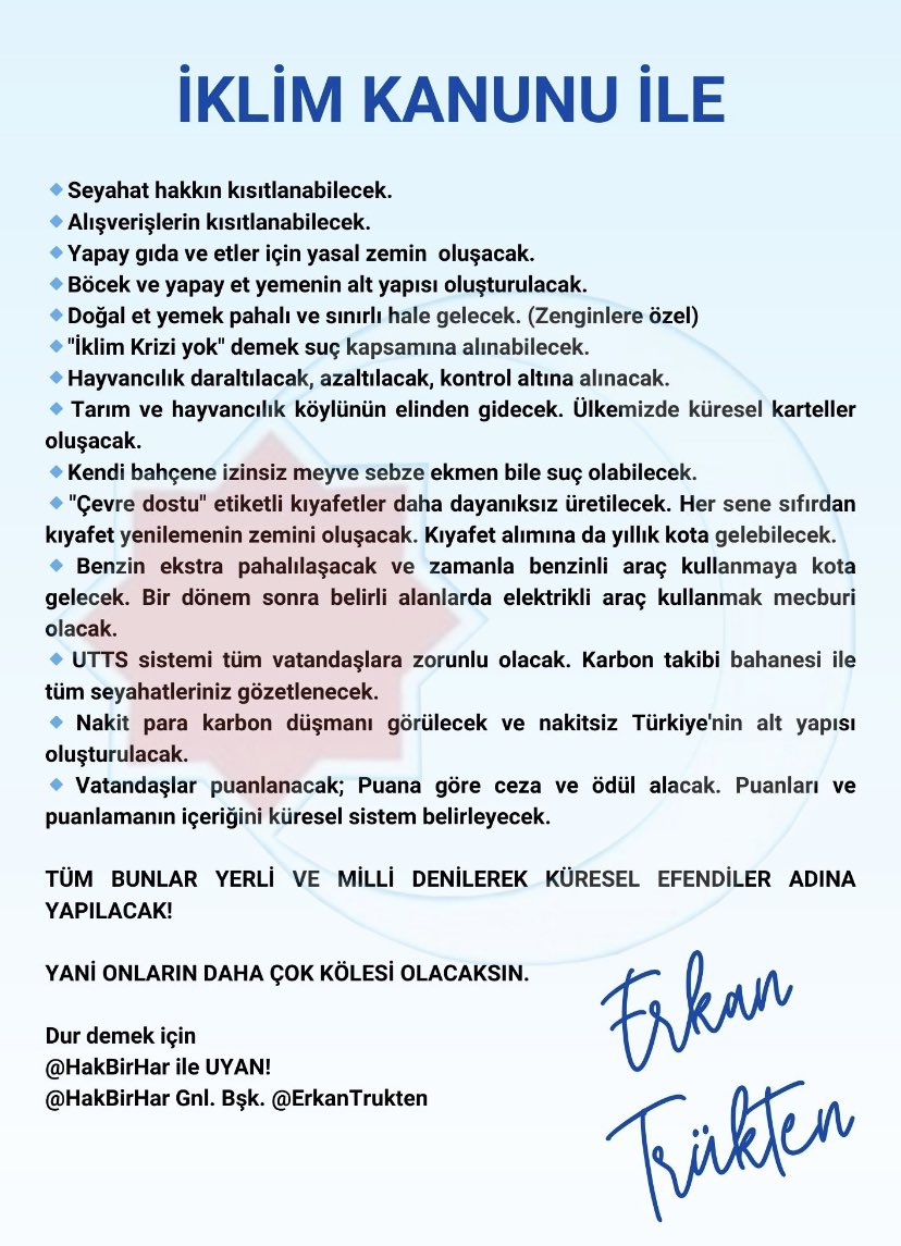 #yesilsahtekarlık #İklimTasmasınaHAYIR
