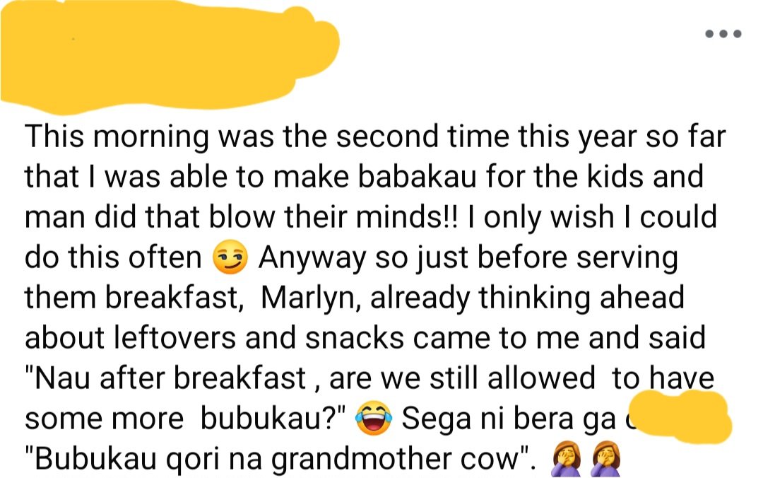 Vinaka bubukau! 
😆 😂 
#KidsSayTheDarndestThings