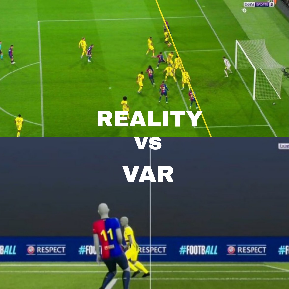 GreatWhiteNueve's tweet photo. VARcelona is back https://t.co/cHrla8wH6a