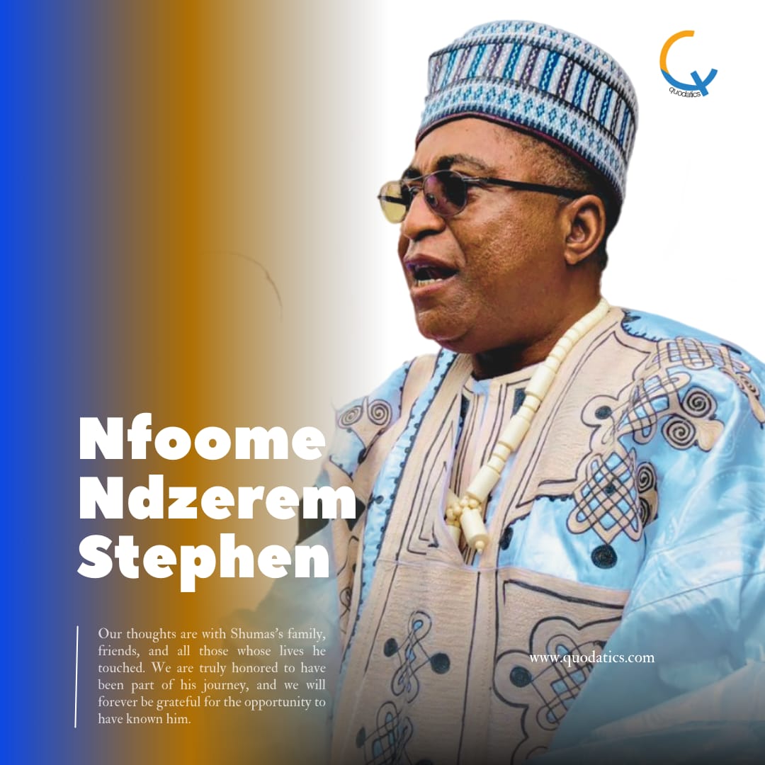 quodatics's tweet photo. We honor Mformi Ndzerem Stephen, CEO of SHUMAS. His vision, kindness, and dedication left a lasting impact. Our thoughts are with his loved ones. Rest in peace, Ndzerem Stephen. You will never be forgotten. #RIP #InMemoriam #NdzeremStephen https://t.co/qDjwLVuV8M