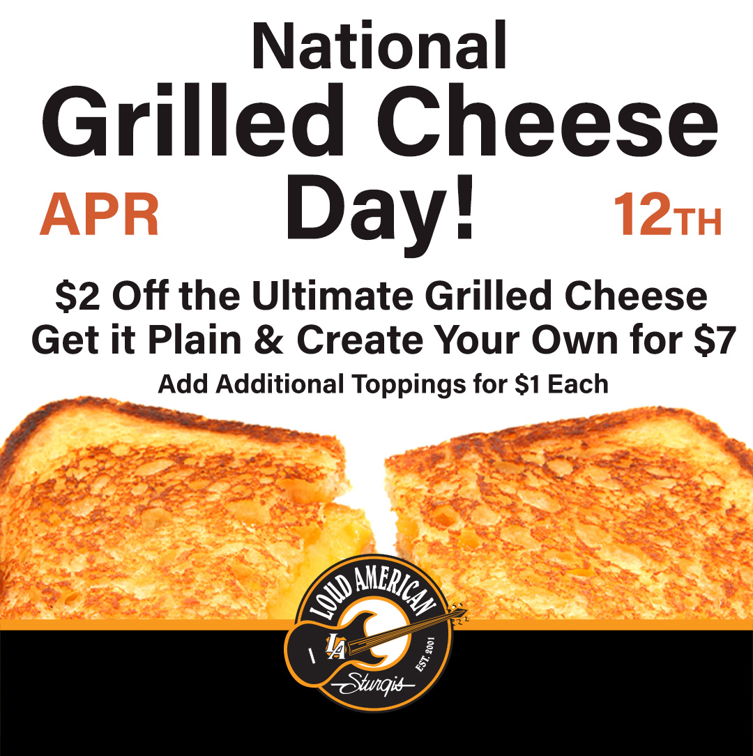 The 12th is going to get pretty cheesy…. 🧀
-
#getloud #loudamerican #sturgis