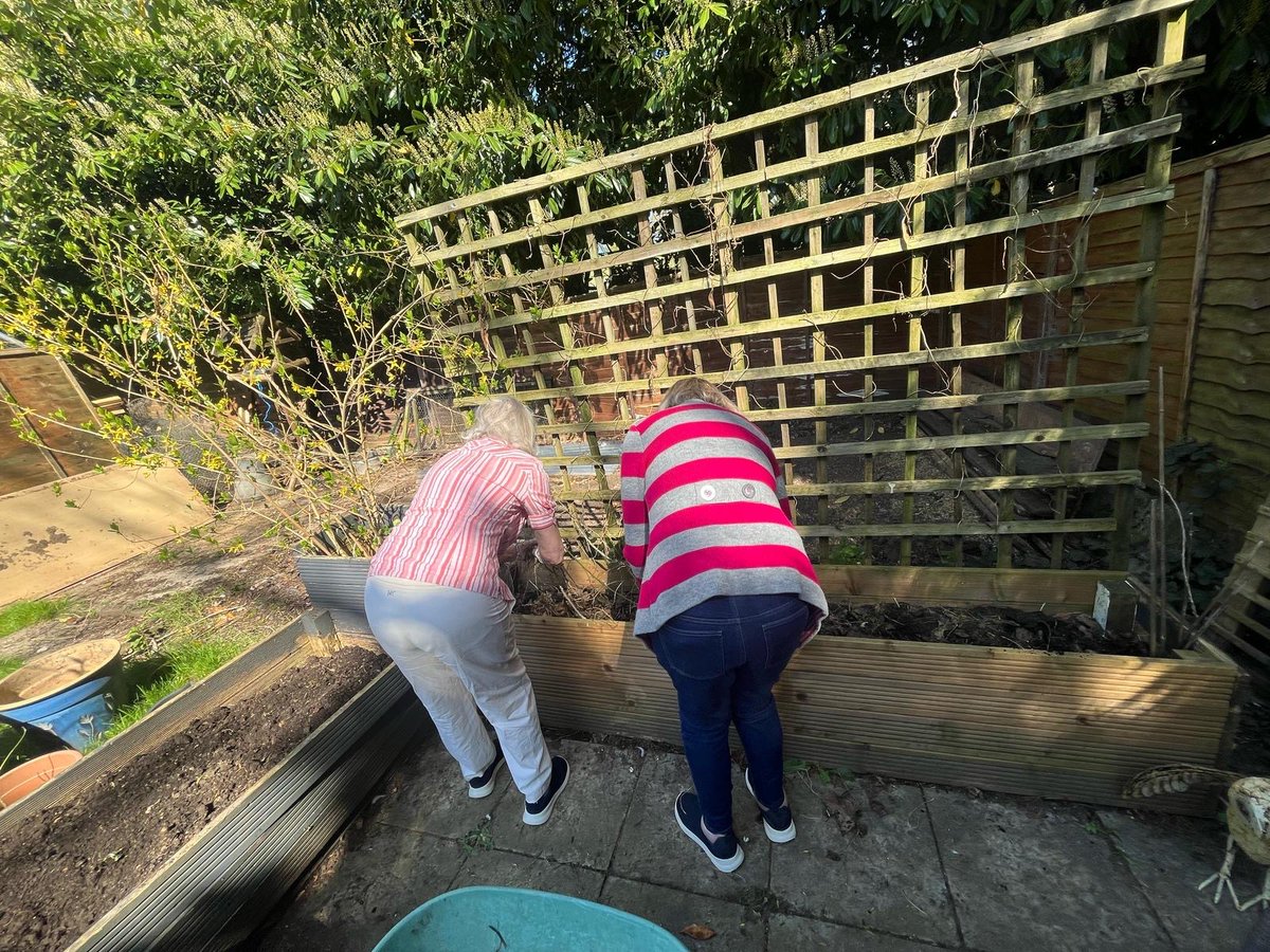 Busy getting our garden ready for the summer, it was wonderful being outside and seeing the results of our hard work 💚🥰
#gardening #carehome #bucks #achievement #teamwork 
<a href="/OomphWellness/">PCS Wellness & Activities</a> <a href="/ForestHealthLtd/">Forest Healthcare</a>