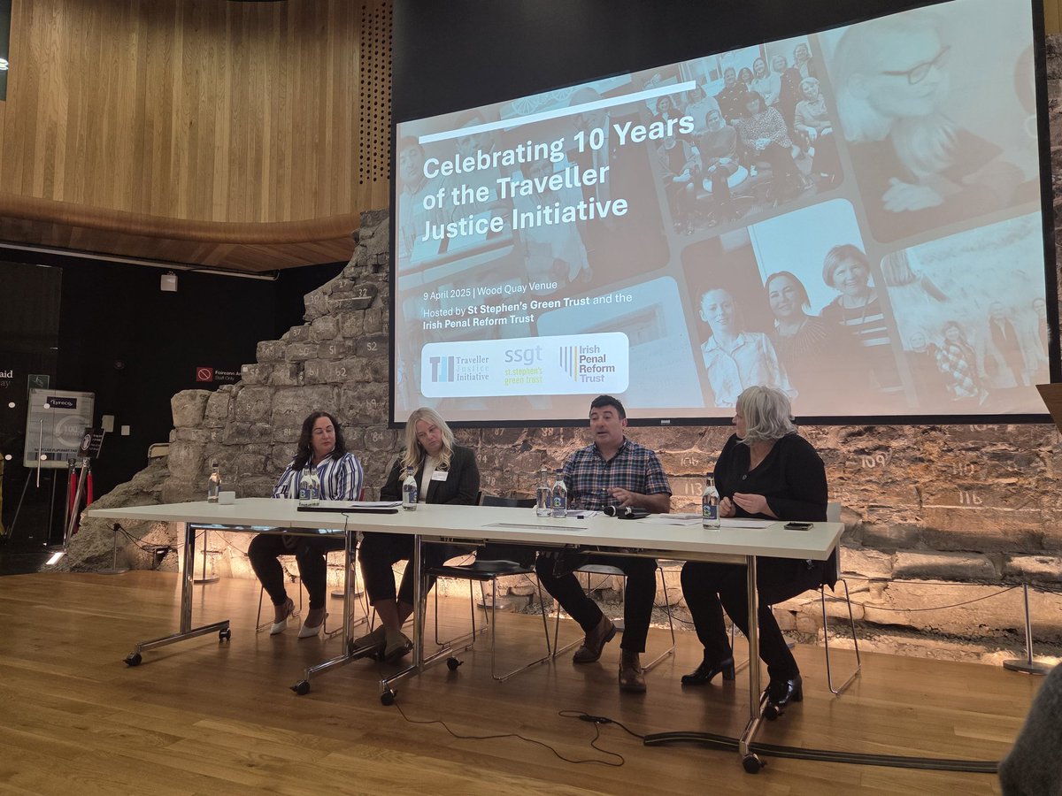 Saoirse Brady (@saoirse_b) on Twitter photo Fantastic to mark 10 years of the Traveller Justice Initiative today with <a href="/SSGTIrl/">St Stephen's Green Trust</a> and Anne Costello as <a href="/IPRT/">Irish Penal Reform Trust</a> officially takes over the hosting of this groundbreaking project. It feels like it's come full circle and we look forward to building on this impactful work 💪 Fantastic to mark 10 years of the Traveller Justice Initiative today with <a href="/SSGTIrl/">St Stephen's Green Trust</a> and Anne Costello as <a href="/IPRT/">Irish Penal Reform Trust</a> officially takes over the hosting of this groundbreaking project. It feels like it's come full circle and we look forward to building on this impactful work 💪