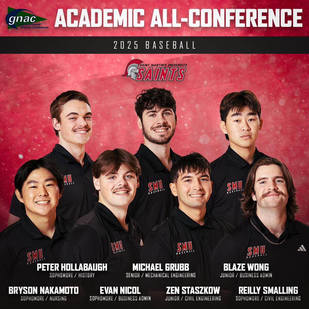 SMUSaints's tweet photo. Congratulations to all 1⃣5⃣ Saints who were named to the @GNACsports Baseball Academic All-Conference team!

READ: https://t.co/ET3XExX7ZN

#SaintsStrong 🗡️ / ⚾️ https://t.co/T1HrzFNgd2
