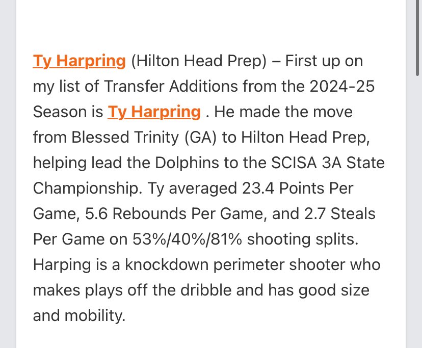 Thank you <a href="/PrepHoopsSC/">Prep Hoops South Carolina</a>!! Had a great season!