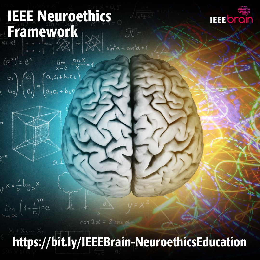 IEEEBrain's tweet photo. Just a reminder that the next component in the @IEEEBrain #NeuroethicsFramework, Education, is now live. What are the benefits and challenges of #neurotech in #education? What #ethics questions might arise? Learn more now at: https://t.co/XWH6rVUpLY #neuroethics #learning https://t.co/zOkpJQ1zi3