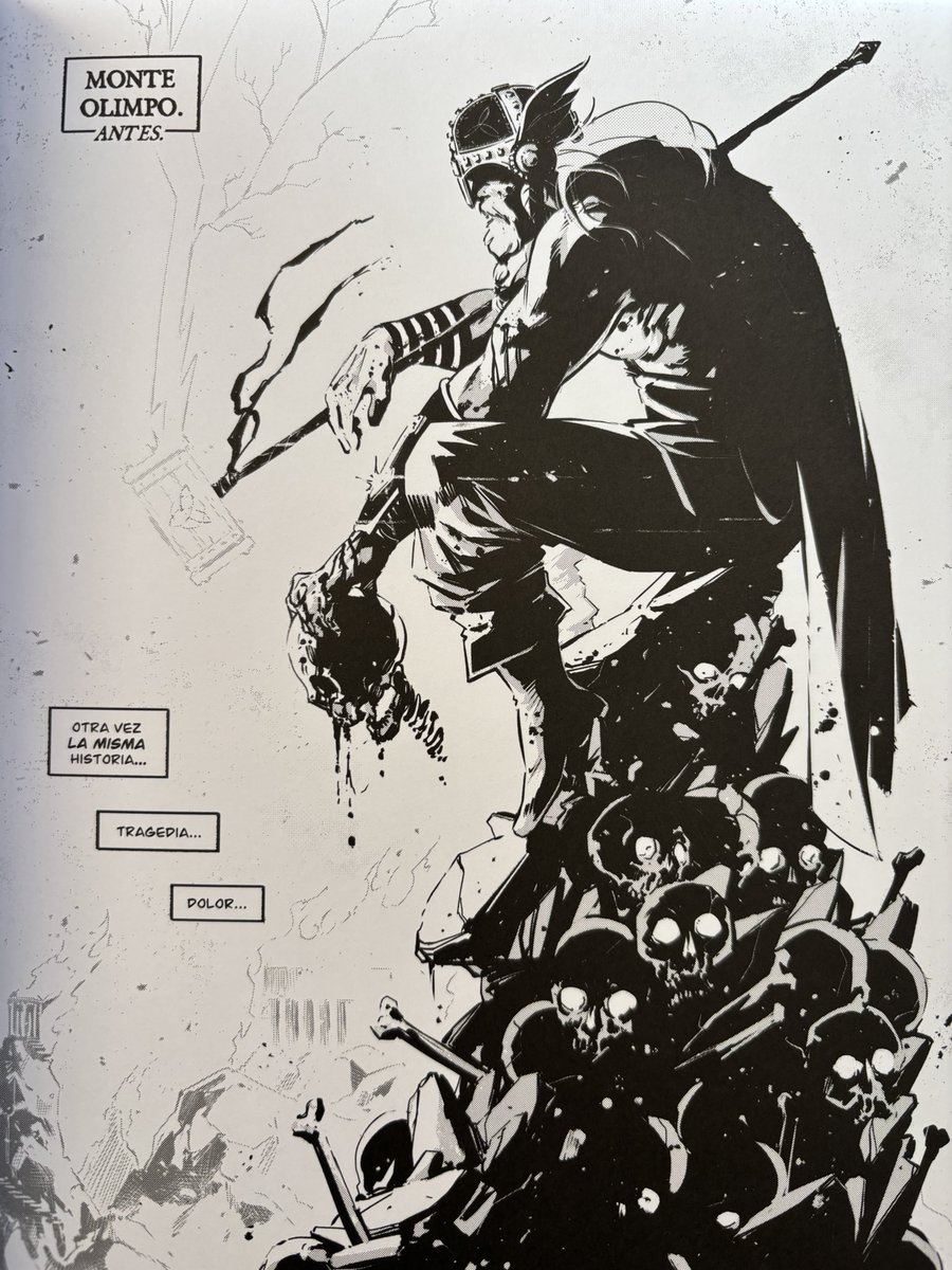 bensoKodama's tweet photo. Finalizado el periplo de #Alkaios
Una aventura increíble de 2 tomos donde @adrianBcomics lo ha dado todo.
No se limita a deleitar con su fantástico arte, sino que arriesga, experimenta y juega con un lector que no puede sino alucinar página tras página.
Espectacular 🙌🏻 https://t.co/WwfMeLtLZa