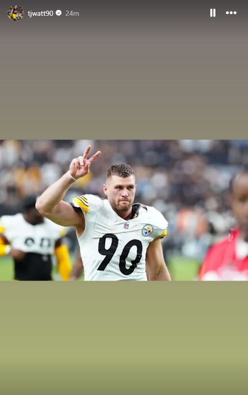 Steelersdepot's tweet image. T.J. Watt on IG Wednesday  #Steelers