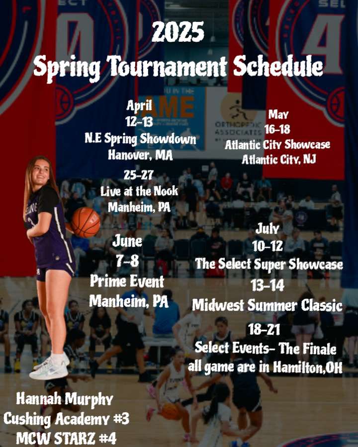 hannah murphy (@hannahmurphy_4) on Twitter photo Here’s my spring/summer AAU schedule with <a href="/MCWSTARZ/">MCW STARZ</a>. Can’t wait to get to work!! <a href="/PGHNewEngland/">Prep Girls Hoops New England</a> <a href="/NEPSGBCA/">NEPSGBCA</a> <a href="/CushingGBBall/">Cushing Academy Girls Basketball</a> Here’s my spring/summer AAU schedule with <a href="/MCWSTARZ/">MCW STARZ</a>. Can’t wait to get to work!! <a href="/PGHNewEngland/">Prep Girls Hoops New England</a> <a href="/NEPSGBCA/">NEPSGBCA</a> <a href="/CushingGBBall/">Cushing Academy Girls Basketball</a>