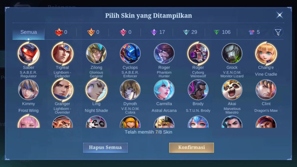jejestoreml's tweet photo. 154. WTS akun ml fresh skin brody stun granger lb

⚜️ Harga : 65k aja
⚜️ Skin : 157
⚜️ Hero : 110 hampir lengkap
⚜️ Emblem ALL MAX
⚜️ monsep take sgmail fresh buatanku -plat 

#zonauang wtb wts jual ml murah https://t.co/oxPMZsmp5K