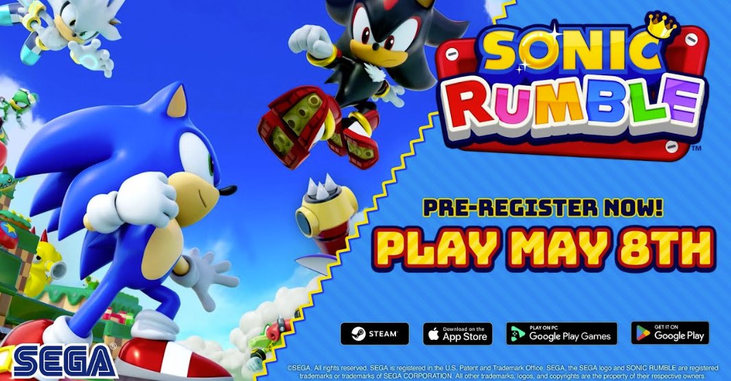 CaffeDragon's tweet photo. Sonic Rumble se lanza el 8 de mayo https://t.co/ag4PBIjZmP  #MMORPG #rpg #jrpg #indiegames #gamenews @SEGA @SEGA https://t.co/jNoNjXqe9A