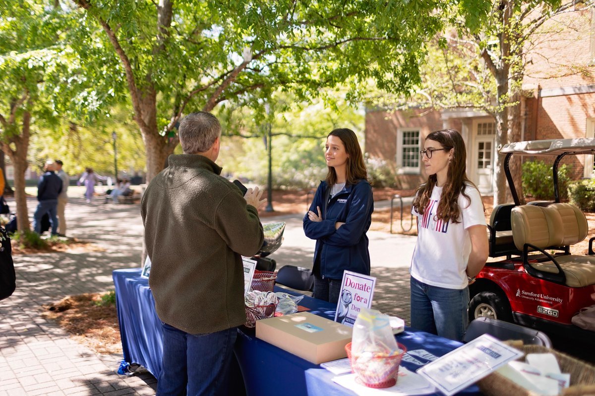 SamfordU's tweet photo. Samford Giving Day was one for the books! In just 24 hours, 1,350+ donors gave over $300,000 — the most ever raised in this annual tradition.

Thank you for supporting the people, programs and possibilities that make Samford so special. 💙 #SamfordGivingDay #ForeverSamford https://t.co/6wcKsSTJt9