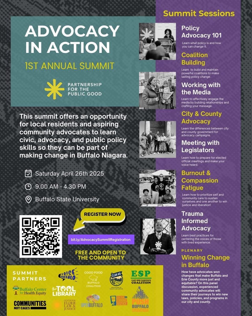 Join our Partners at PPG as they host an important inside look on advancing changes in the city of Buffalo.  We will be tabling so come out to support and stop at our table.