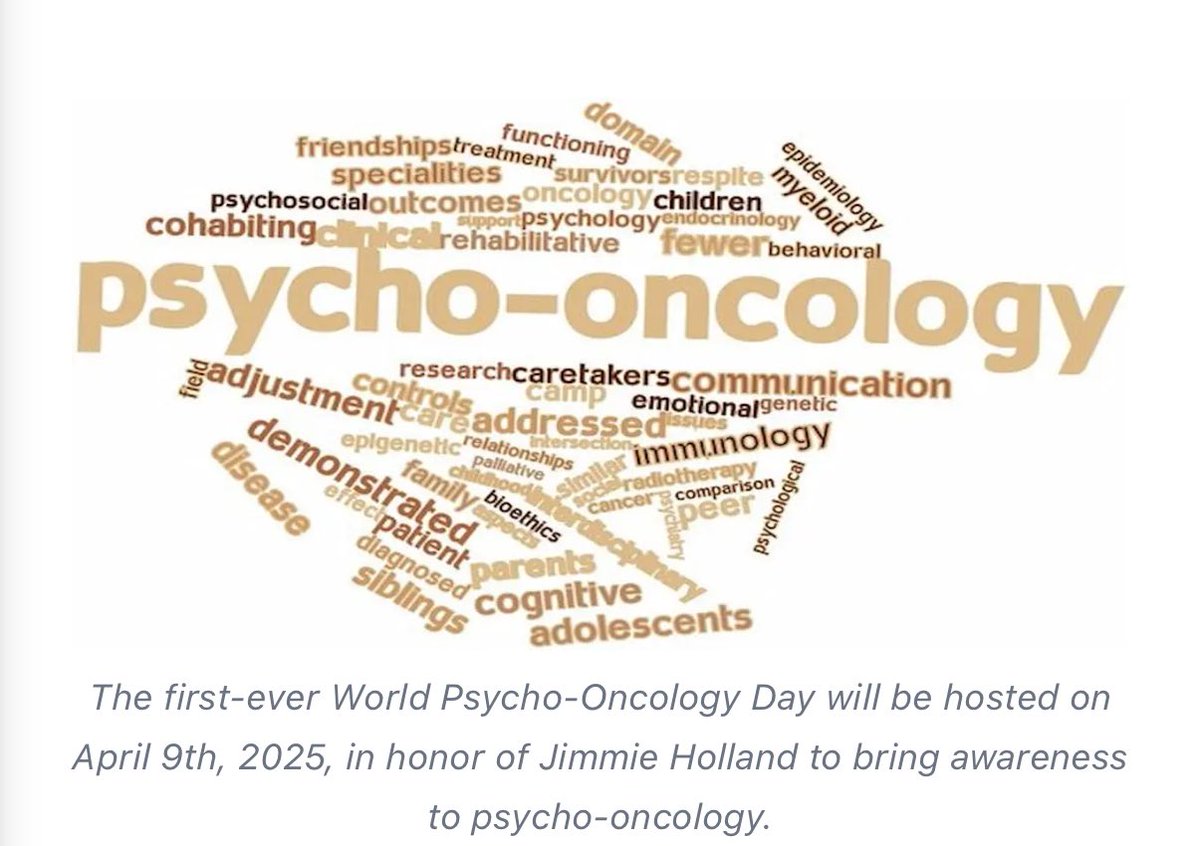 crisbergerot's tweet photo. #PsyOnc began w one bold question from Dr. Jimmie Holland: How does cancer affect the mind?

Decades later, her legacy lives on. Honored to reflect on this journey &amp; the future of psychosocial cancer care for #WorldPsychoOncologyDay #WPOD @IPOSPsychoOncol

https://t.co/tTs3wZHU4a https://t.co/1Hnr2ciwTD
