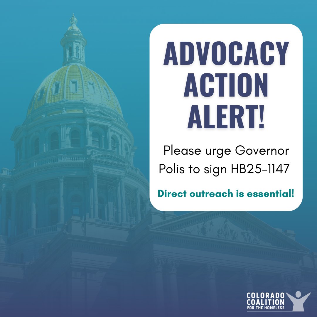 Action Alert! 🚨
HB25-1147 is an essential reform that promotes fairness and transparency in our municipal courts. 
While HB1147 is heading to the Gov’s desk for signature soon, he is signaling that he might veto it. Urge Governor Polis to sign HB25-1147! 
mobilize4change.org/ke9xkpm