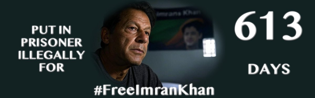 javiqbal09's tweet image. Respected leader #PMIK @ImranKhanPTI has been incarcerated illegally by the illicit #Form47 selected fascist, authoritarian, militarised regime for 613 days.

#WhoAreYou to hold a popular leader in prison on fabricated, false, trumped-up charges?

Nations demand: Drop all false