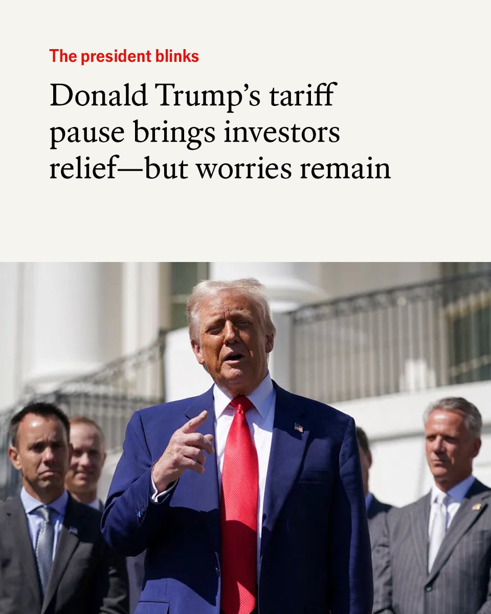TheEconomist's tweet photo. The president has blinked. But three concerns stand out https://t.co/1aoPeUtORf https://t.co/hDCbqeGd9L