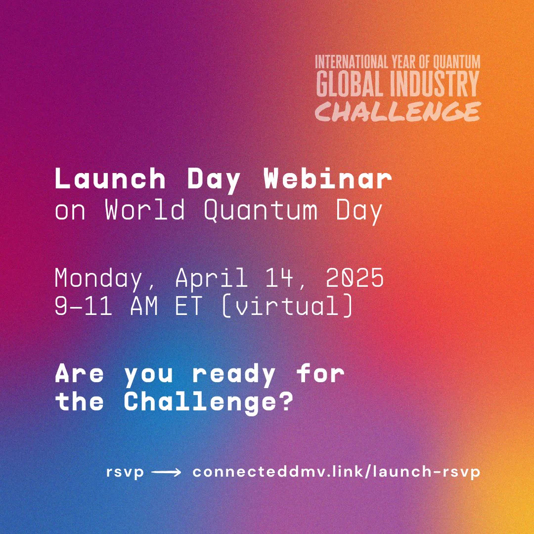 RSVP now for the Global Industry Challenge Launch Day Webinar on April 14, 2025 9-11AM ET!