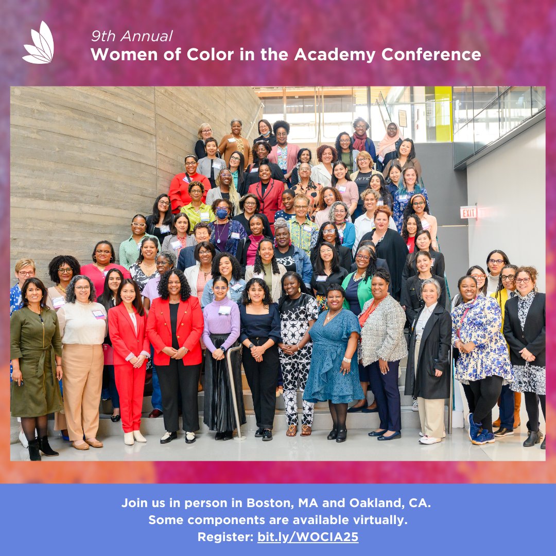 Tomorrow is Northeastern Giving Day! On this special day, join us in making #WOCIA conference 2025 an unforgettable experience
Make a difference -  bit.ly/wocia-giving-2…
Register now - bit.ly/WOCIA25
#WOCIA
#WomenOfColor
#DiversityAndTruth