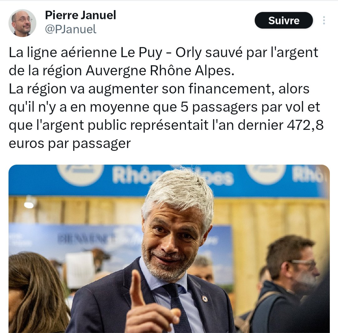 Nain_Portekoi's tweet photo. C'est sûrement un hasard si l'homme politique qui gaspille un million d'euros d'argent public pour maintenir une ligne aérienne inutile entre Paris et Le Puy-en-Velay travaille à Paris mais habite au Puy-en-Velay.
Oui... c'est sûrement un hasard. https://t.co/YCK1ZZys8C