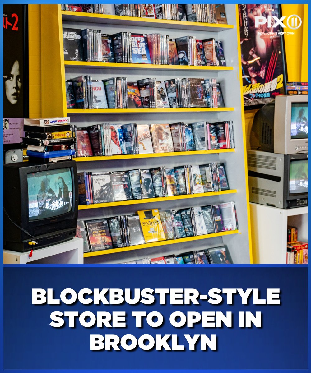 PIX11News's tweet photo. Video tapes, DVDs, and CDs are back in style at the Night Owl Video store in Williamsburg. Click link in bio for more info https://t.co/1fwke9lvTn