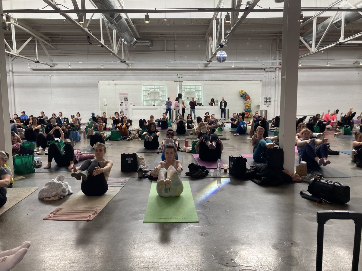 Non-academic achievement: Taught a 200 person Pilates mat class this weekend at a women's health event and it was so fun to be surrounded by a group of women taking time to connect with one another and get their bodies moving! ❤️