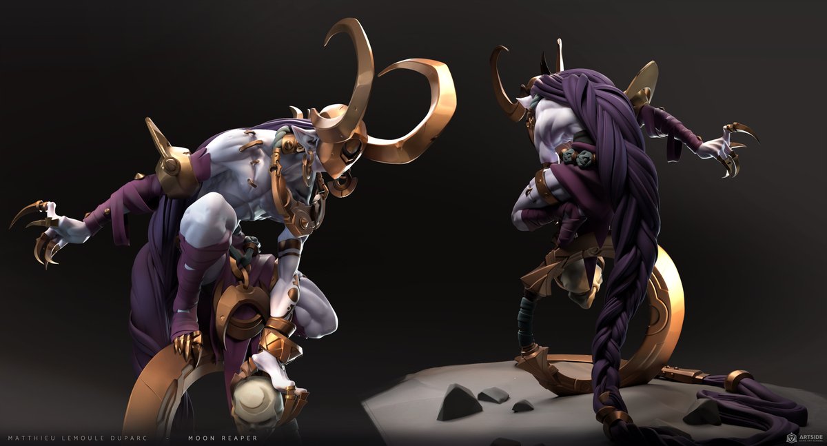 Mutodart_'s tweet image. Hey #portfolioday !
I am Matthieu, 3D Character Artist from France working for games and sculptures !
#3dart #DigitalArtist