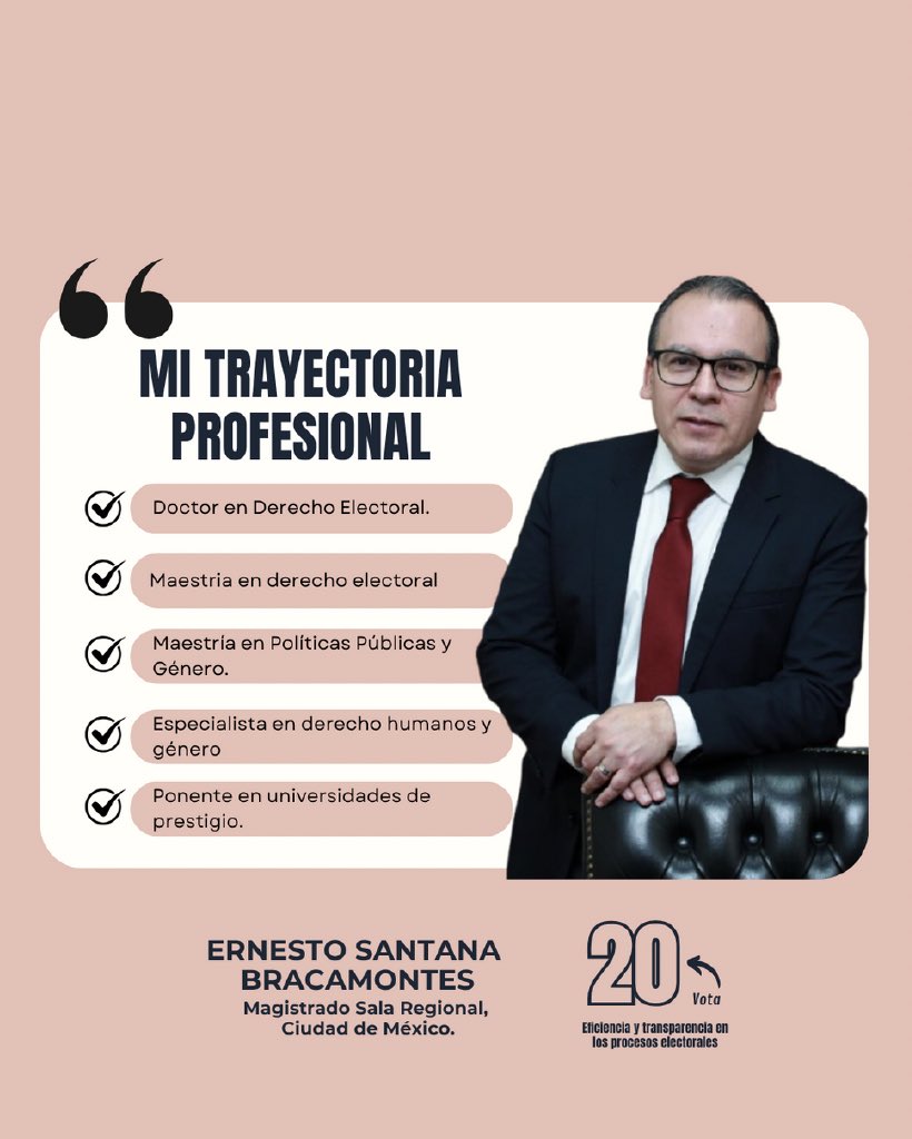 sabe781013's tweet photo. Mi experiencia en el derecho electoral y la impartición de justicia me ha permitido contribuir al fortalecimiento de nuestras instituciones.

La preparación y el compromiso son clave para impartir justicia con ética y transparencia. https://t.co/ily0EP3tfd