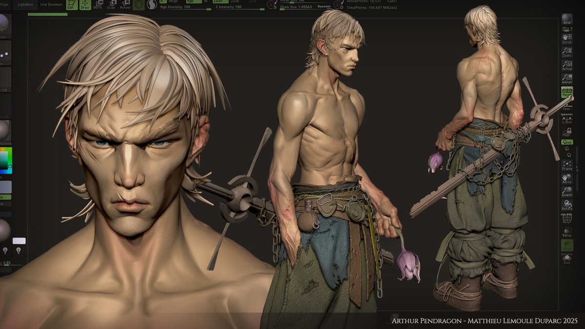 Mutodart_'s tweet image. Hey #portfolioday !
I am Matthieu, 3D Character Artist from France working for games and sculptures !
#3dart #DigitalArtist