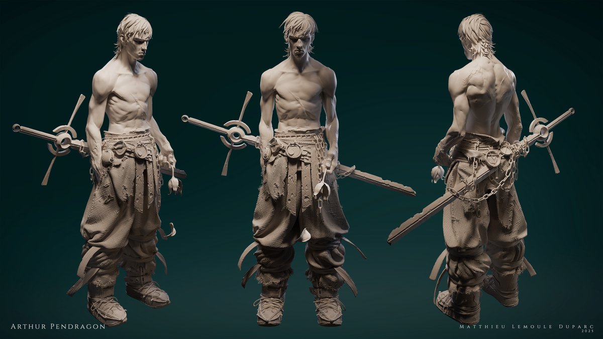 Mutodart_'s tweet image. Hey #portfolioday !
I am Matthieu, 3D Character Artist from France working for games and sculptures !
#3dart #DigitalArtist