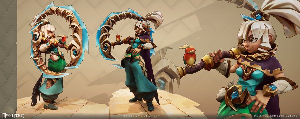 Mutodart_'s tweet image. Hey #portfolioday !
I am Matthieu, 3D Character Artist from France working for games and sculptures !
#3dart #DigitalArtist