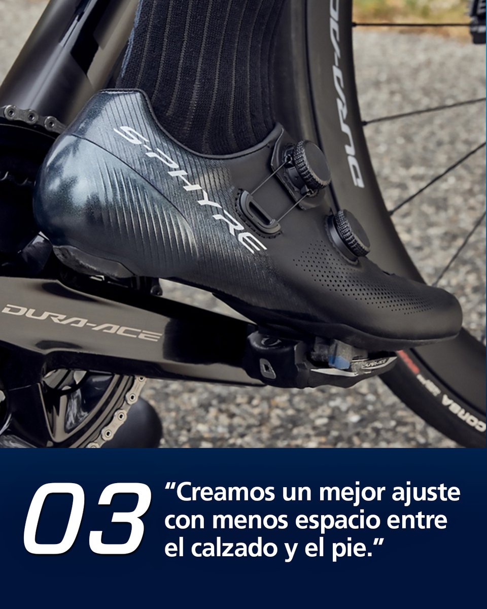 Shimanoven's tweet photo. De nada sirven zapatillas bonitas, cuando necesitas que cada gota de sudor sume.
Incrementa los vatios, protege tus pies y aumenta tu resistencia en competencia.
¿Qué esperas para elevar tu nivel en la ruta?
#ShimanoRoad #ShimanoDynalast #FindYourFast #ShimanoFusionConcept https://t.co/ZL7CEzxseY