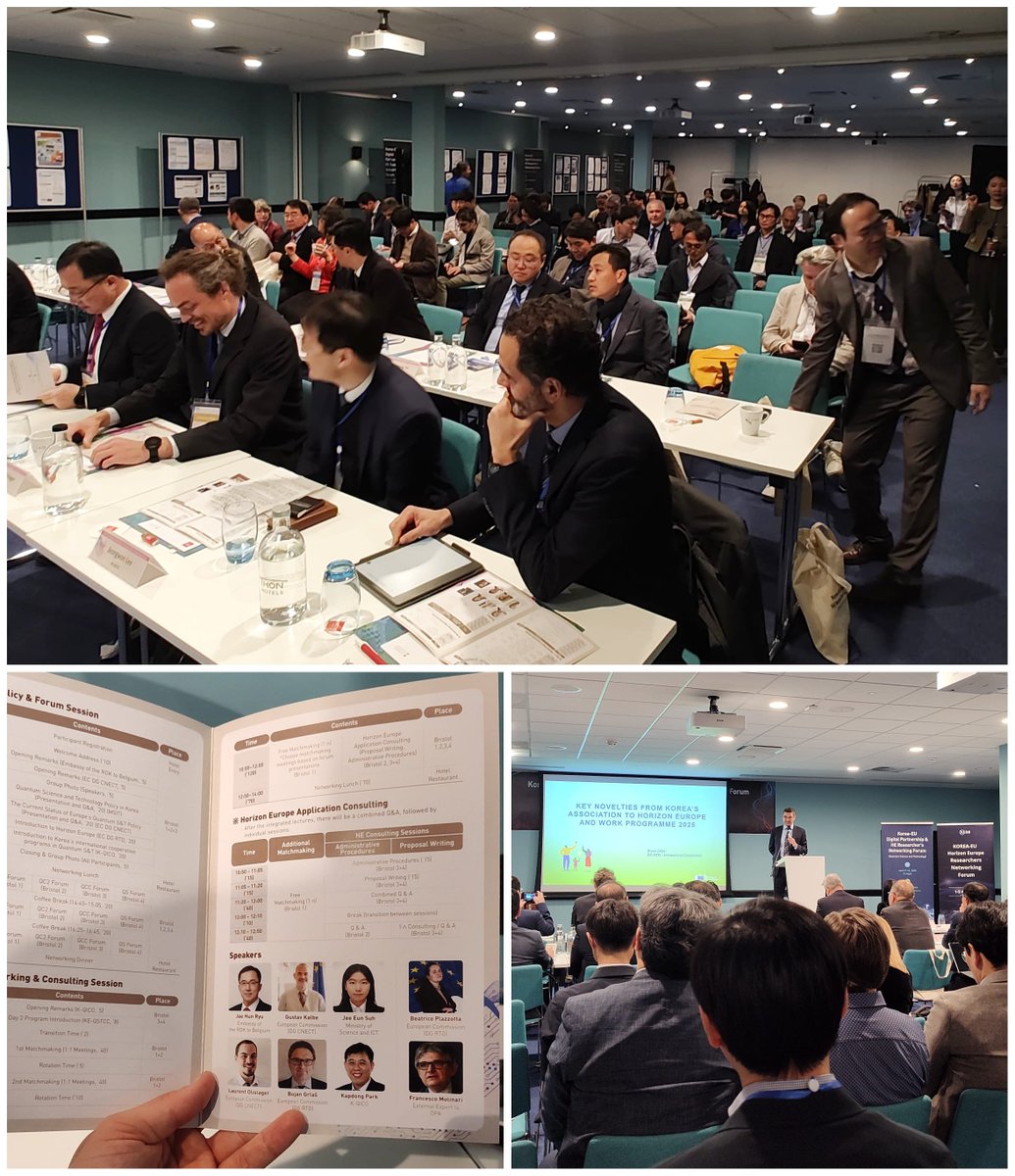 Digital Partnerships in Action (@dpainnovation) on Twitter photo 🚀 Day 1 of Korea-EU #Quantum Forum was a success! Almost 100 participants, 40+ expert talks, and 3 focused tracks on Quantum tech 🤝🇰🇷🇪🇺 A powerful start to deep collaboration in #science & #innovation. More to come on Day 2! #HorizonEurope #Korea #EU <a href="/Gianlucamisu/">Gianluca Misuraca</a> <a href="/karlmcf/">Karl McFaul</a> 🚀 Day 1 of Korea-EU #Quantum Forum was a success! Almost 100 participants, 40+ expert talks, and 3 focused tracks on Quantum tech 🤝🇰🇷🇪🇺 A powerful start to deep collaboration in #science & #innovation. More to come on Day 2! #HorizonEurope #Korea #EU <a href="/Gianlucamisu/">Gianluca Misuraca</a> <a href="/karlmcf/">Karl McFaul</a>