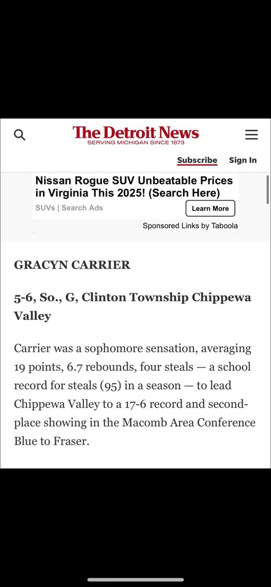Michigan Knights Basketball (@michiganknights) on Twitter photo Congratulations to <a href="/gracyn_carrier2/">Gracyn carrier</a> on making Detroit News All East 1st Team! Come watch her play this weekend at April showers! <a href="/LBInsider/">Jason Wilkins (Wilkins Report)</a> <a href="/CoachEvanBell/">Evan Bell</a> <a href="/pgh_Danyle/">PrepGirlsHoopsDanyle</a> Congratulations to <a href="/gracyn_carrier2/">Gracyn carrier</a> on making Detroit News All East 1st Team! Come watch her play this weekend at April showers! <a href="/LBInsider/">Jason Wilkins (Wilkins Report)</a> <a href="/CoachEvanBell/">Evan Bell</a> <a href="/pgh_Danyle/">PrepGirlsHoopsDanyle</a>