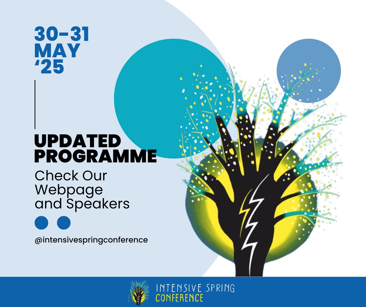 IntensiveSpring's tweet photo. The Intensive Spring Conference 2025 is coming to Warsaw this May! 🌟 Check out our updated programme, visit our webpage for more details! This  event, organised this year under the patronage of the @Fluid_Academy (IFA). 

🖥️ https://t.co/dhk80krotw

1/N https://t.co/LSw6NsZ6fO