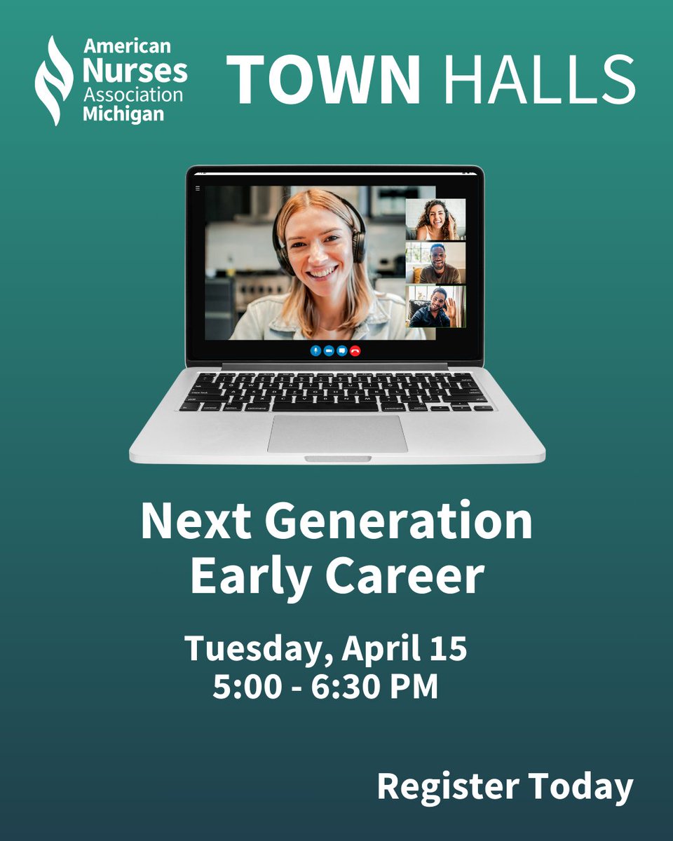 ana_michigan's tweet photo. We're less than a week away from the start of our first Town Hall of 2025! 

Join us next Tuesday for an open and informal space to connect with fellow nurses who understand what it’s like to navigate the first years in the profession.⠀

https://t.co/wuKKwWRhqZ https://t.co/f8zBY4dY5i