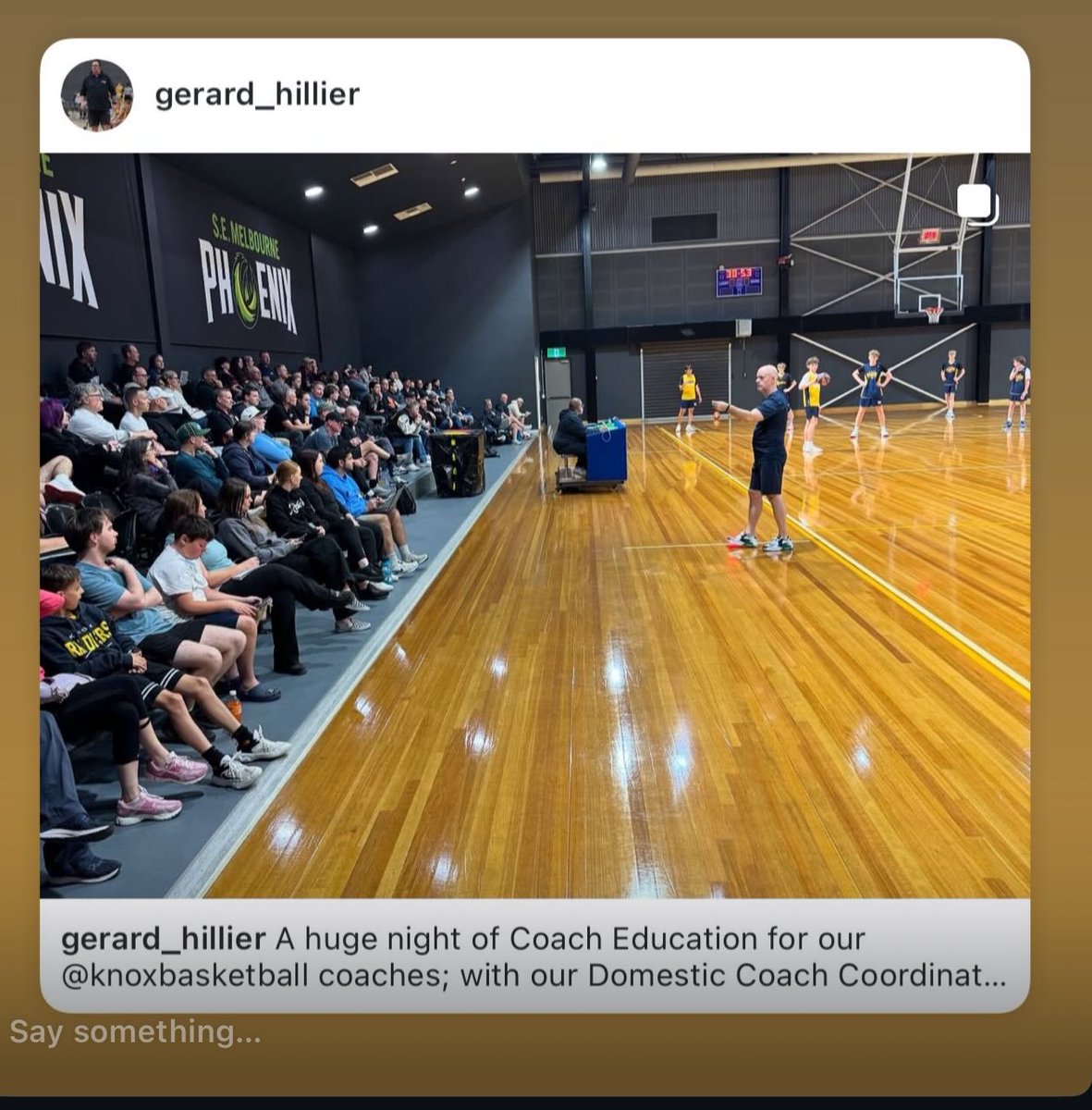 JTowne7's tweet image. Big shoutout to @HillierGerard @Knox_Basketball for organising Chris Oliver @BBallImmersion 
Awesome hour of learning 
#Space #Advantage #Shoot #GUS