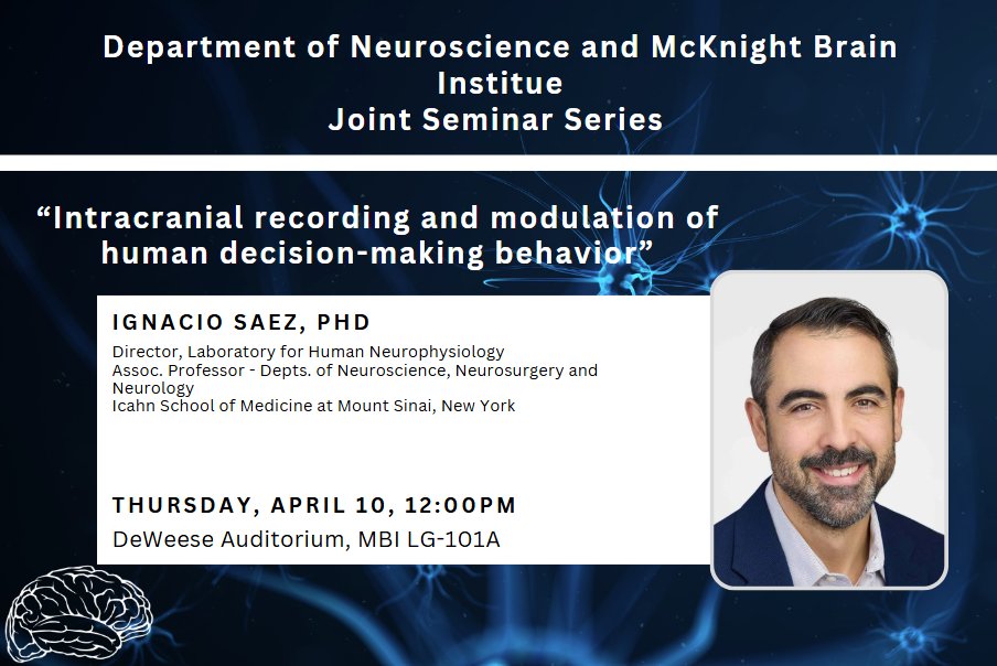 Alfonso Martin Peña (@alfonso_525) on Twitter photo Looking forward to tomorrow's <a href="/UFMBI/">UF McKnight Brain Institute</a> /<a href="/UFNeuroscience/">University of Florida Department of Neuroscience</a> <a href="/UFexplore/">University of Florida Research</a> seminar with <a href="/IgnacioSaezPhD/">Ignacio Saez, PhD</a> from <a href="/IcahnMountSinai/">Icahn School of Medicine at Mount Sinai</a>. It will be memorable! Looking forward to tomorrow's <a href="/UFMBI/">UF McKnight Brain Institute</a> /<a href="/UFNeuroscience/">University of Florida Department of Neuroscience</a> <a href="/UFexplore/">University of Florida Research</a> seminar with <a href="/IgnacioSaezPhD/">Ignacio Saez, PhD</a> from <a href="/IcahnMountSinai/">Icahn School of Medicine at Mount Sinai</a>. It will be memorable!