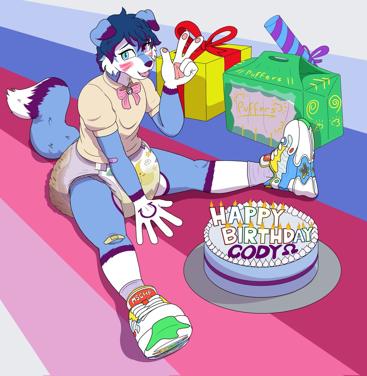 Enjoying the party? I know I am
Here's to 10 years of Cody 

Art by marsithecinderace on BS
