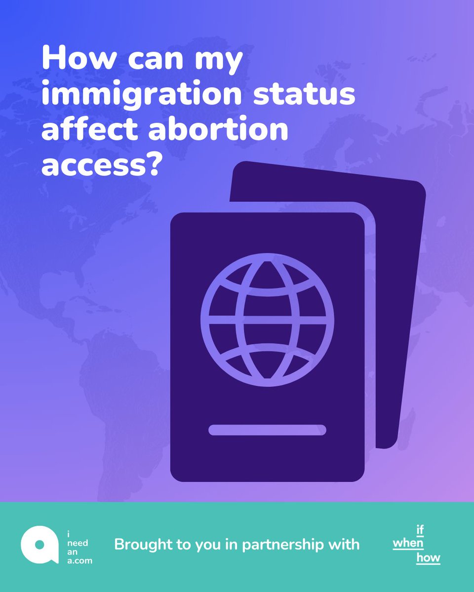 If/When/How: Lawyering for Reproductive Justice (@ifwhenhow) on Twitter photo No matter your status, you deserve access to care and support.
We know people have a lot of questions about their rights around both abortion and immigration.
That’s why <a href="/i_need_an_a/">ineedana.com</a> and <a href="/ifwhenhow/">If/When/How: Lawyering for Reproductive Justice</a>, with the expertise of @immdefense, created a guide: ineedana.com/blog/how-can-m… No matter your status, you deserve access to care and support.
We know people have a lot of questions about their rights around both abortion and immigration.
That’s why <a href="/i_need_an_a/">ineedana.com</a> and <a href="/ifwhenhow/">If/When/How: Lawyering for Reproductive Justice</a>, with the expertise of @immdefense, created a guide: ineedana.com/blog/how-can-m…