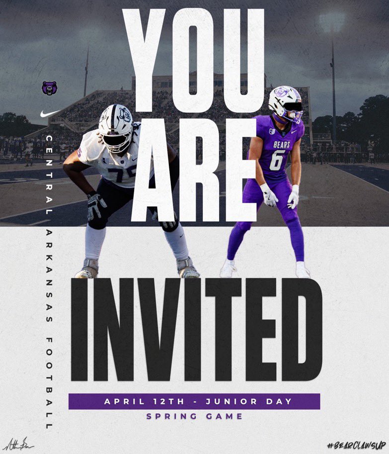 JP McGovern (@jp_mcgovern_) on Twitter photo Thank you for the invite <a href="/CoachKre/">Kre Trammell</a> !! Iโll be in conway for <a href="/UCA_Football/">๐จ๐๐ ๐๐๐๐ฅ๐ฆ ๐๐ข๐ข๐ง๐๐๐๐</a> spring/junior day !!!! <a href="/ParkwayFootball/">#DirtyRed Football</a> <a href="/cbrot34/">Coy Brotherton</a> <a href="/JeritRoser/">Jerit Roser</a> <a href="/PrepRedzoneLA/">Prep Redzone Louisiana</a> Thank you for the invite <a href="/CoachKre/">Kre Trammell</a> !! Iโll be in conway for <a href="/UCA_Football/">๐จ๐๐ ๐๐๐๐ฅ๐ฆ ๐๐ข๐ข๐ง๐๐๐๐</a> spring/junior day !!!! <a href="/ParkwayFootball/">#DirtyRed Football</a> <a href="/cbrot34/">Coy Brotherton</a> <a href="/JeritRoser/">Jerit Roser</a> <a href="/PrepRedzoneLA/">Prep Redzone Louisiana</a>