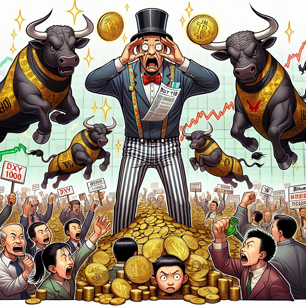 🔍 The Dollar Index (DXY) dips below 100, historically linked to Bitcoin bull runs with 500%+ gains. Could China's moves against the USD be the catalyst for another BTC surge? 🧐💸 #BitcoinBullRun #CryptoTrends

🤔 Is Bitcoin the new global currency or just digital gold?