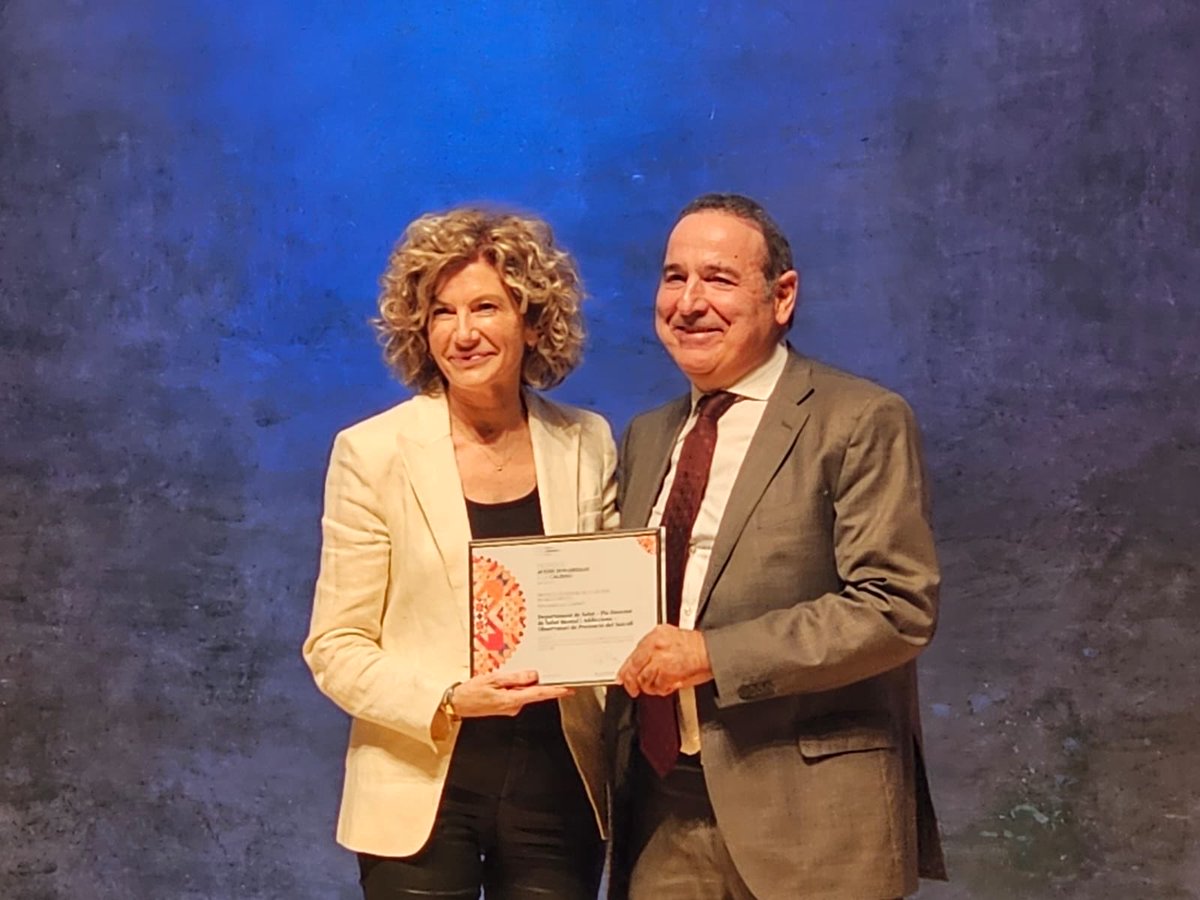 DiegoJPalao's tweet photo. #PremisFADQ ⁦@Inst_Donabedian⁩ 2025 al Plan de Prevención de Suicidio de Catalunya #PLAPRESC al ⁦@salutcat⁩ #Observatori: Felicidades a todos los que lo hacéis posible y sostenible!! Seguimos https://t.co/Rf9p2pi5rF