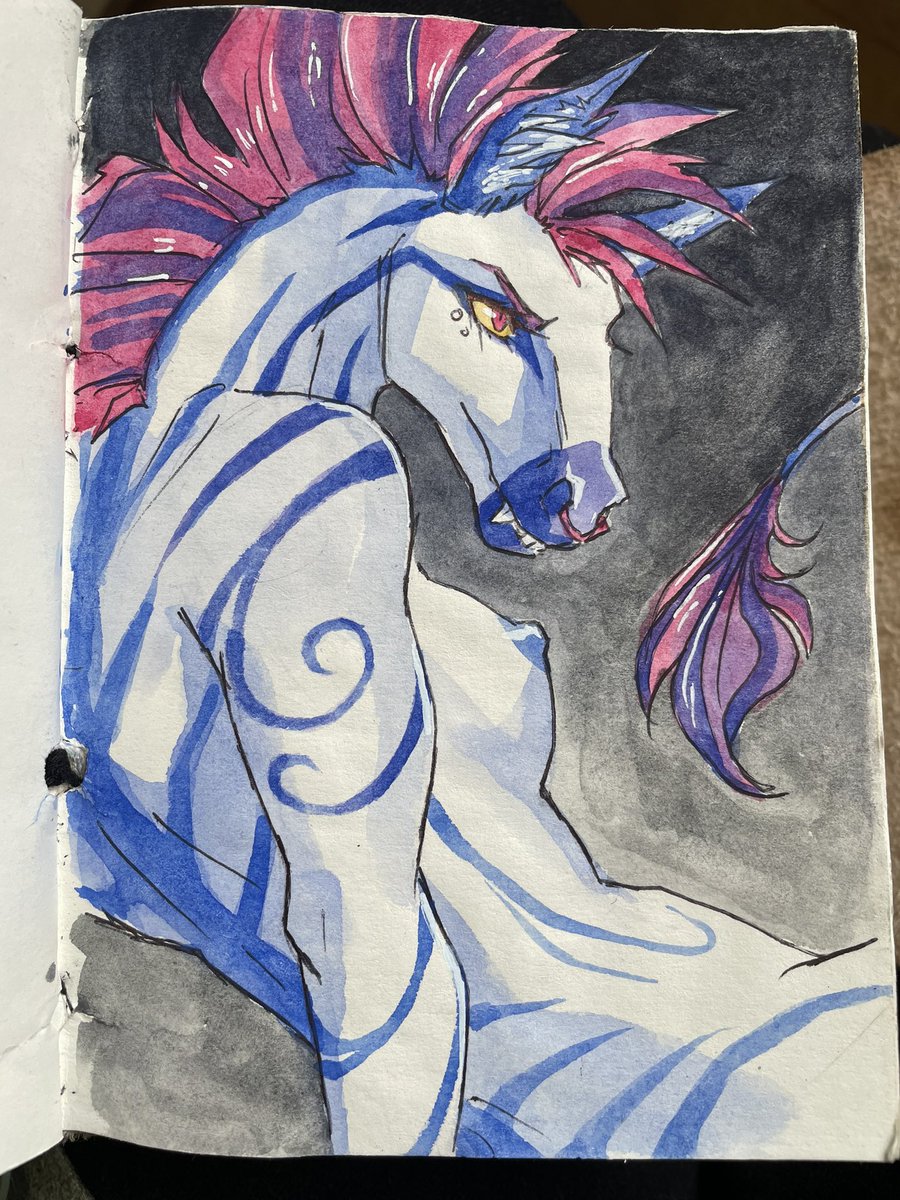 beleoci's tweet photo. i’m fond of this lil watercolor in my tiny sketchbook https://t.co/UzV1Q9hOCO